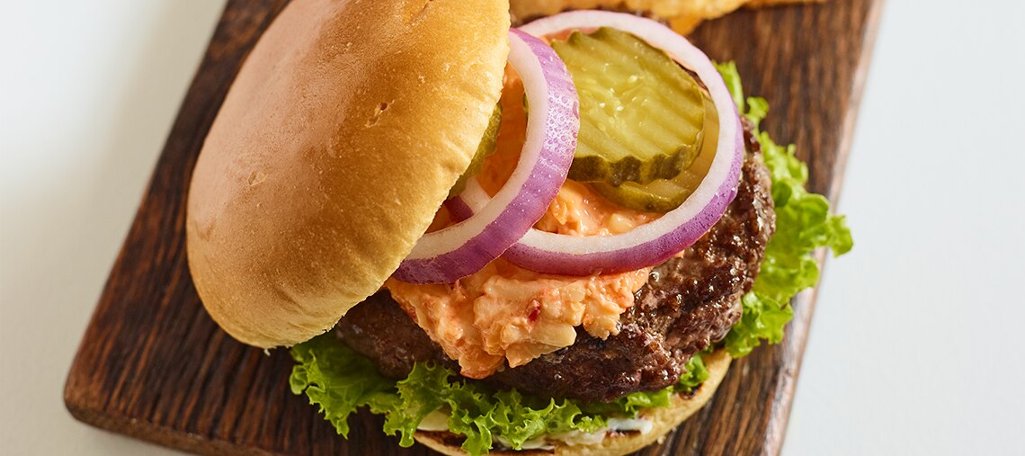 best pimento cheeseburger recipe
